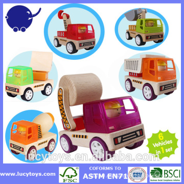 Vehículo de juguete de madera de alta calidad para niños